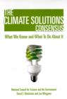 The Climate Solutions Consensus : What We Know and What To Do About It - Book