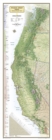 Pacific Crest Trail, Laminated : Wall Maps History & Nature - Book