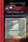 Gene Therapy & Cancer Research Focus - Book