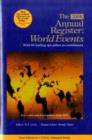 ANNUAL REGISTER WORLD EVENTS 249 ED - Book