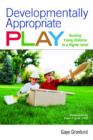 Developmentally Appropriate Play : Guiding Young Children to a Higher Level - Book