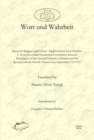 Wort und Wahrheit : Revue for Religion and Culture.  Supplementary Issue Number 1.  First non-official Ecumenical Consultation between Theologians of the Oriental Orthodox Churches and the Roman Catho - Book