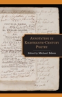 Annotation in Eighteenth-Century Poetry - eBook
