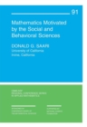 Mathematics Motivated by the Social and Behavioral Sciences - Book