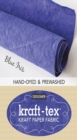kraft-tex® Designer, Blue Iris : Kraft Paper Fabric - Book