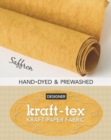 kraft-tex (R) Roll Saffron Hand-Dyed & Prewashed : Kraft Paper Fabric - Book
