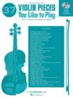37 Violin Pieces You Like to Play - Book