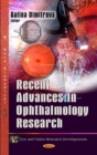 Recent Advances in Ophthalmology Research - eBook