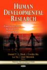 Human Developmental Research : Experience from Research in Hong Kong - Book