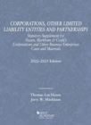 Corporations, Other Limited Liability Entities and Partnerships, Statutory Supplement for Hazen, Markham & Coyle's Corporations and Other Business Enterprises, Cases and Materials, 2022-2023 Edition - Book