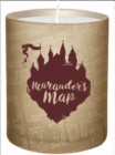 Harry Potter: Marauder's Map Glass Candle - Book