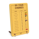 Knock Knock Do Your Chores Desktop Pegboard - Book