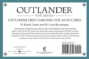 Outlander Crest: Foil Note Cards : Set of 10 - Book