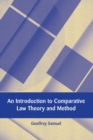 An Introduction to Comparative Law Theory and Method - eBook