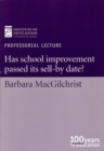 Has school improvement passed its sell-by date? - eBook