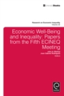 Economic Well-Being and Inequality : Papers from the Fifth ECINEQ Meeting - eBook