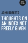 Thoughts on an Index Not Freely Given - eBook