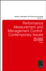 Performance Measurement and Management Control : Contemporary Issues - Book