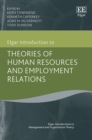 Elgar Introduction to Theories of Human Resources and Employment Relations - eBook