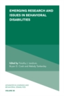 Emerging Research and Issues in Behavioral Disabilities - Book