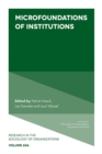 Microfoundations of Institutions - Book