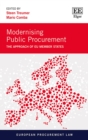 Modernising Public Procurement : The Approach of EU Member States - eBook