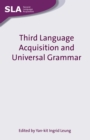 Third Language Acquisition and Universal Grammar - eBook