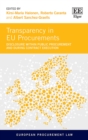Transparency in EU Procurements : Disclosure Within Public Procurement and During Contract Execution - eBook