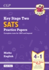 KS2 Maths & English SATS Practice Papers: Pack 1 - for the 2024 tests (with free Online Extras) - Book