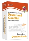 GCSE English: AQA Power & Conflict Poetry Anthology - Revision Question Cards: for the 2024 and 2025 exams - Book