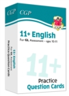 11+ GL English Revision Question Cards - Ages 10-11 - Book