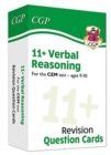 11+ CEM Revision Question Cards: Verbal Reasoning - Ages 9-10 - Book