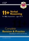 11+ GL Verbal Reasoning Complete Revision and Practice - Ages 10-11 (with Online Edition) - Book