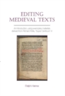 Editing Medieval Texts - Book