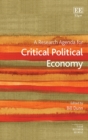 Research Agenda for Critical Political Economy - eBook