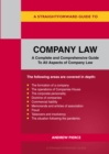A Straightforward Guide To Company Law - Book