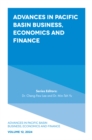 Advances in Pacific Basin Business, Economics and Finance - eBook