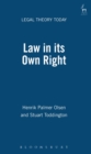 Law in its Own Right - Book