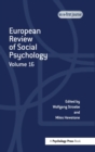 European Review of Social Psychology: Volume 16 - Book