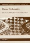 Human Ecodynamics - Book