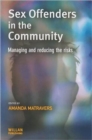 Sex Offenders in the Community - Book