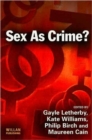 Sex as Crime? - Book
