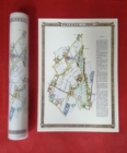 Pelsall village 1884 - Old Map supplied Rolled in a Clear Two Part Screw Presentation Tube - Print Size 45cm x 32cm - Book