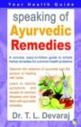 Speaking of Ayurvedic Remedies - Book