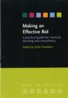 Making an Effective Bid : A practical guide for research, teaching and consultancy - Book