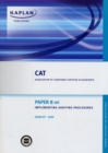 (INT) Implementing Auditing Procedures - Exam Kit : Paper 8 - Book