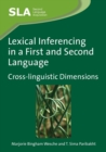 Lexical Inferencing in a First and Second Language : Cross-linguistic Dimensions - Book