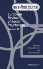 European Review of Social Psychology: Volume 22 - Book