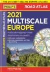 2021 Philip's Multiscale Road Atlas Europe : (A4 Flexiback) - Book