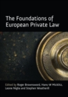 The Foundations of European Private Law - Book